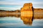 Arizona-Page-Lone Rock at Lake Powell Art Print